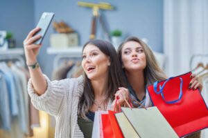 The shopping selfie 