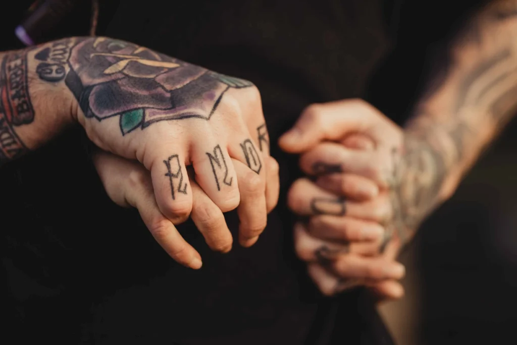 Grim Reaper Hand Tattoo