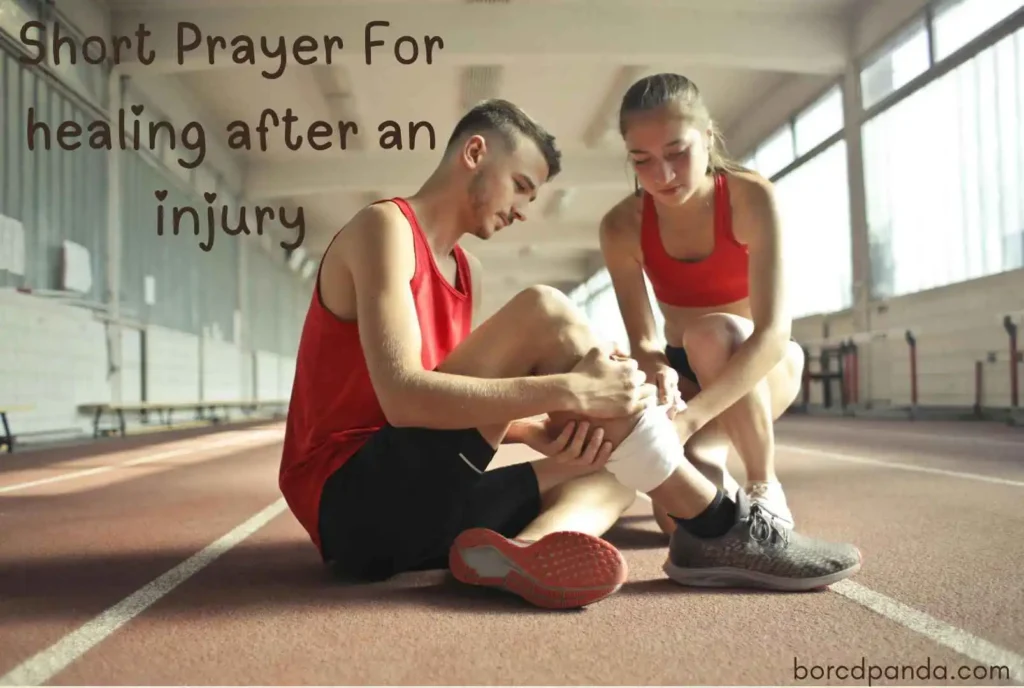 Short Prayer For healing after an injury