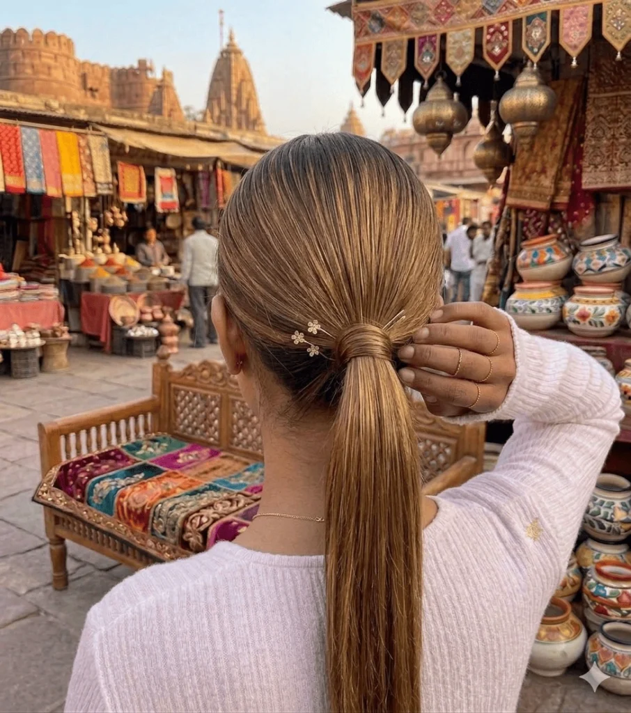 Sleek Low Ponytail
