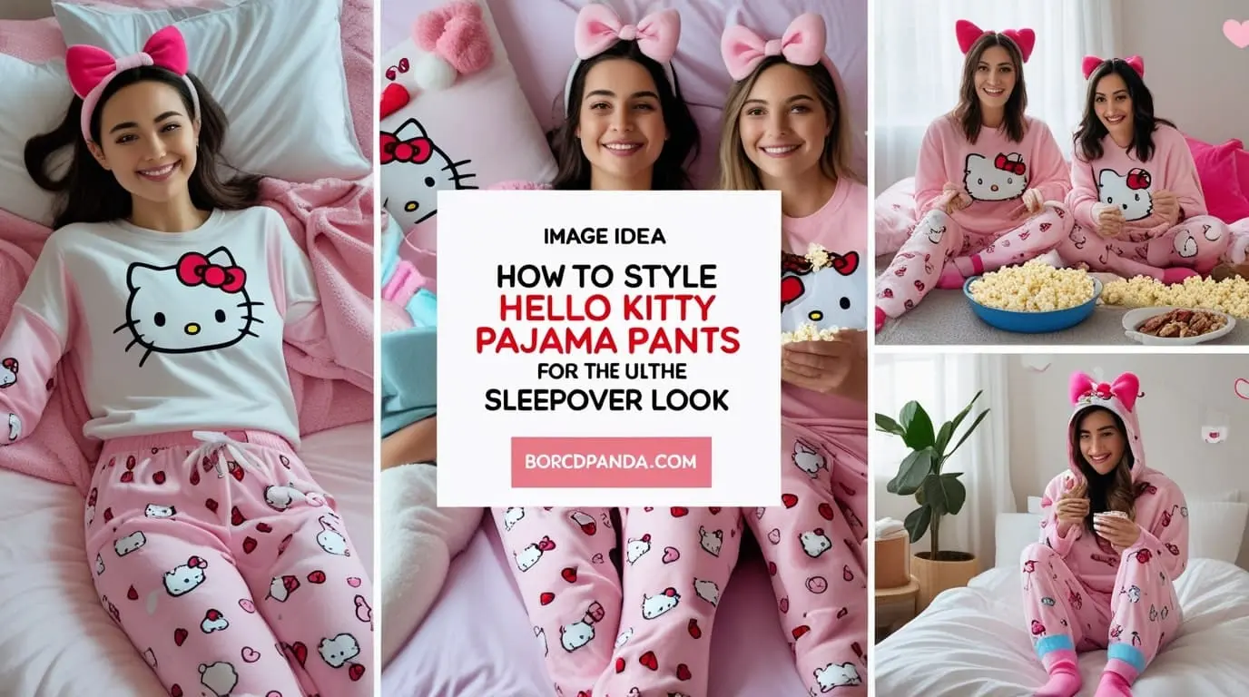 How to Style Hello Kitty Pajama Pants for the Ultimate Sleepover Look