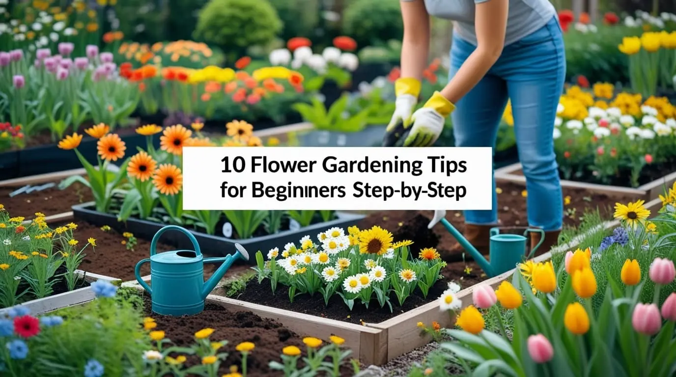 10 Flower Gardening Tips for Beginners STEP-BY-STEP