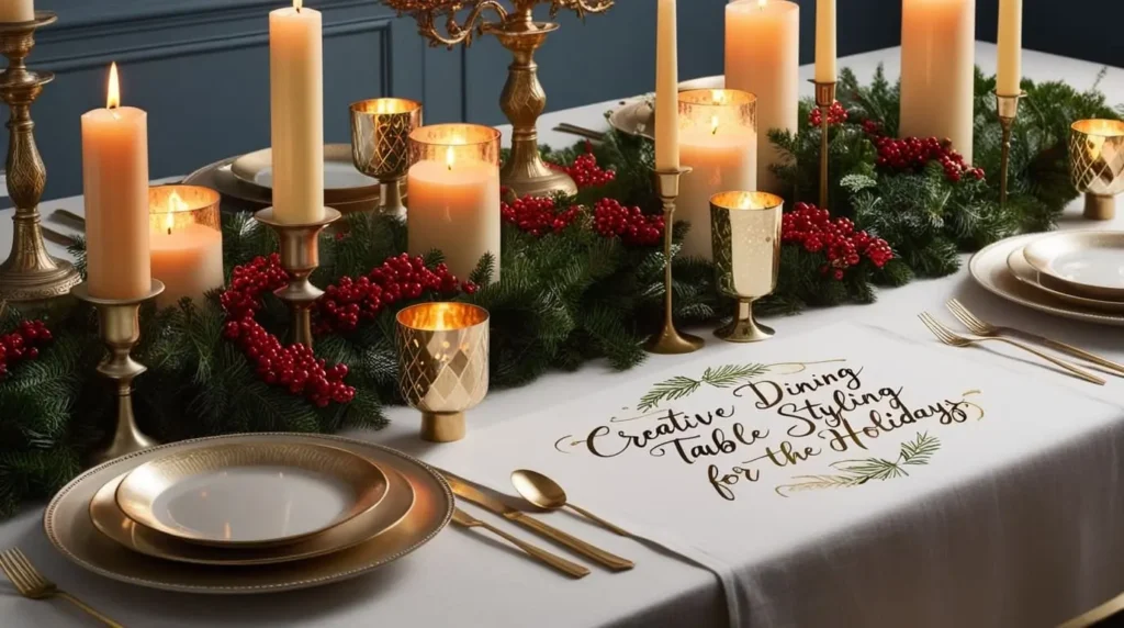 Creative Dining Table Styling for the Holidays