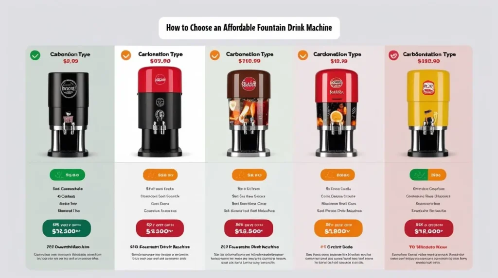 How to Choose an Affordable Fountain Drink Machine