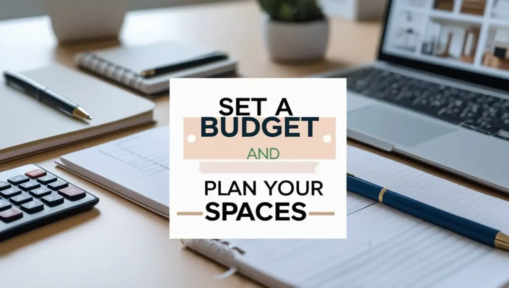 Set a Budget and Plan Your Spaces