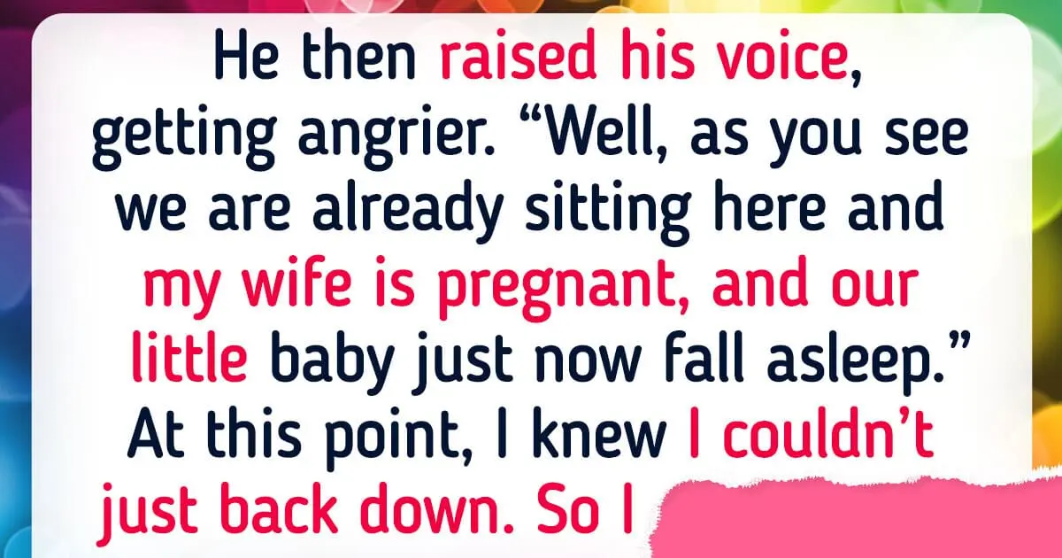 I Asked a Pregnant Woman to Move From My Reserved Seat, and Her Partner's Reaction Was Intense