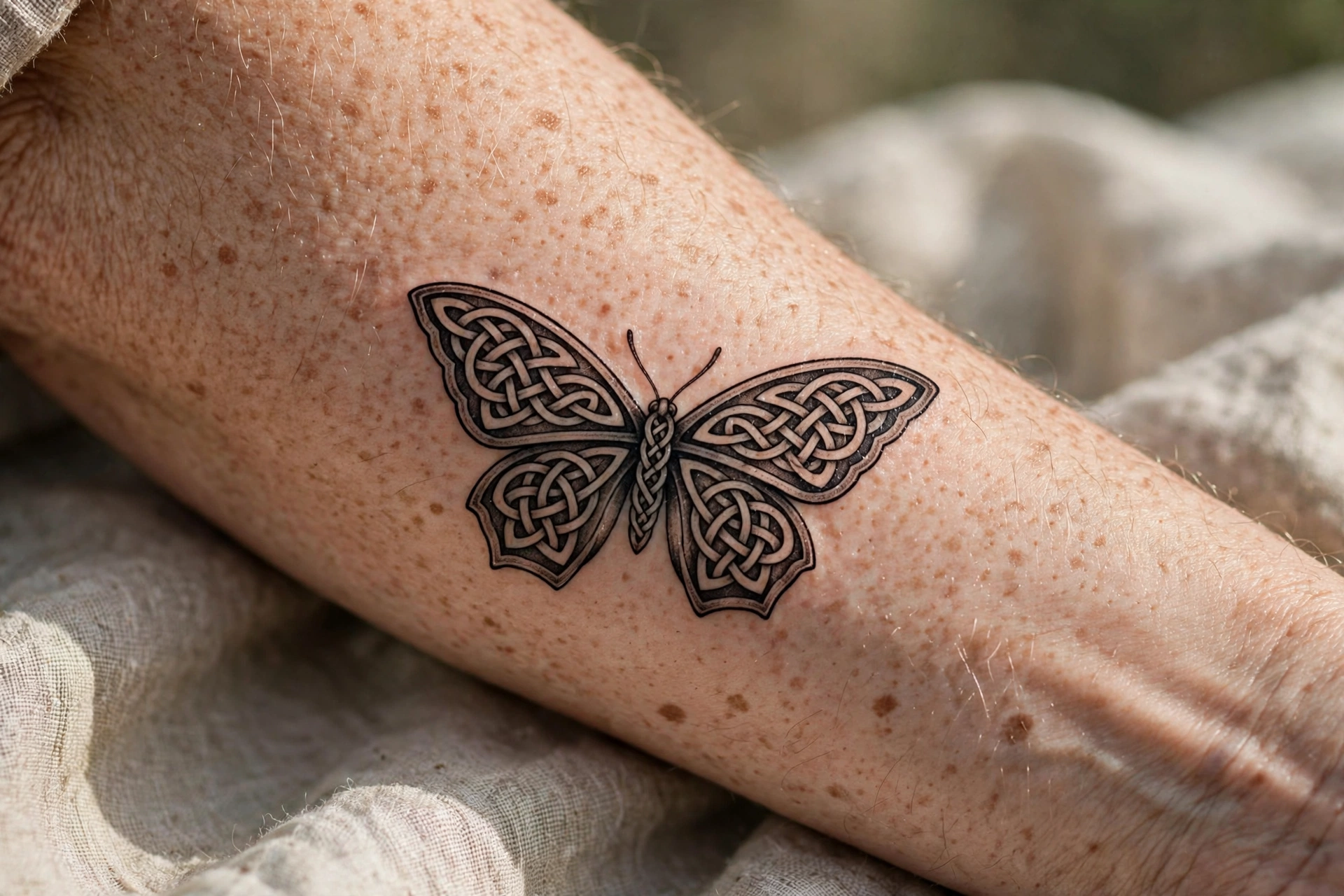 Celtic butterfly tattoo - butterfly tattoo meaning idea