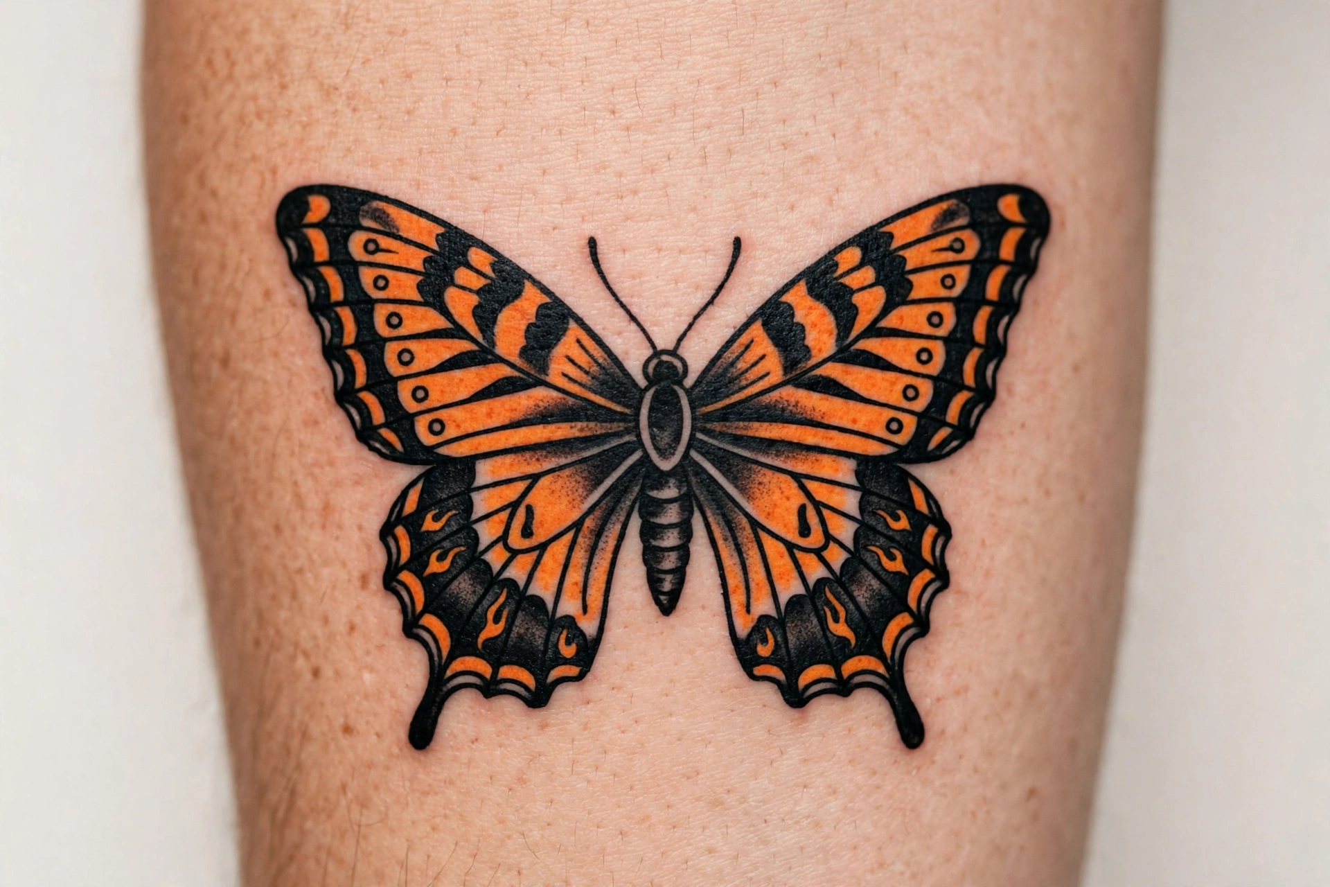 Traditional butterfly flash tattoo - flash tattoo idea
