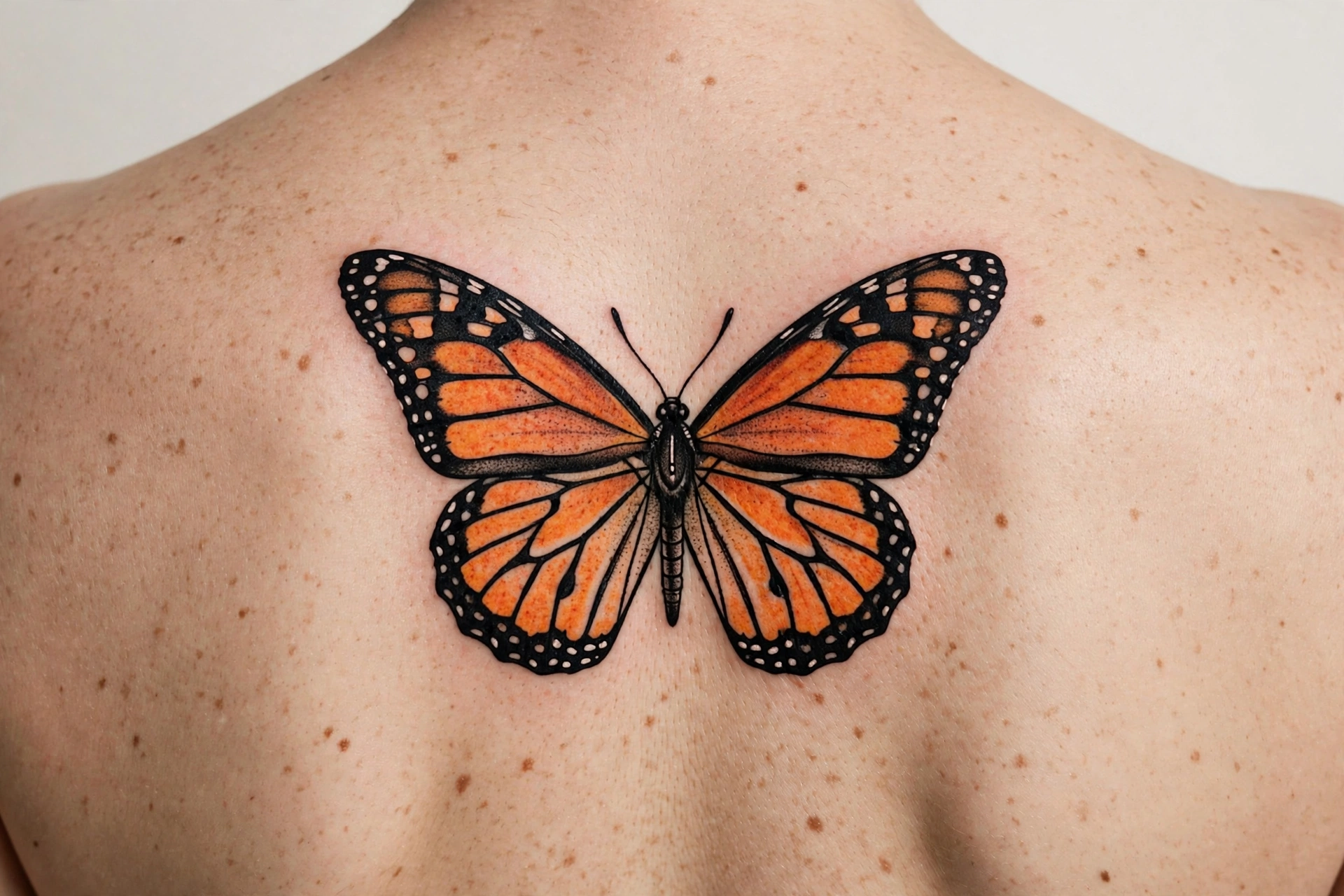 Monarch butterfly flash tattoo - flash tattoo idea
