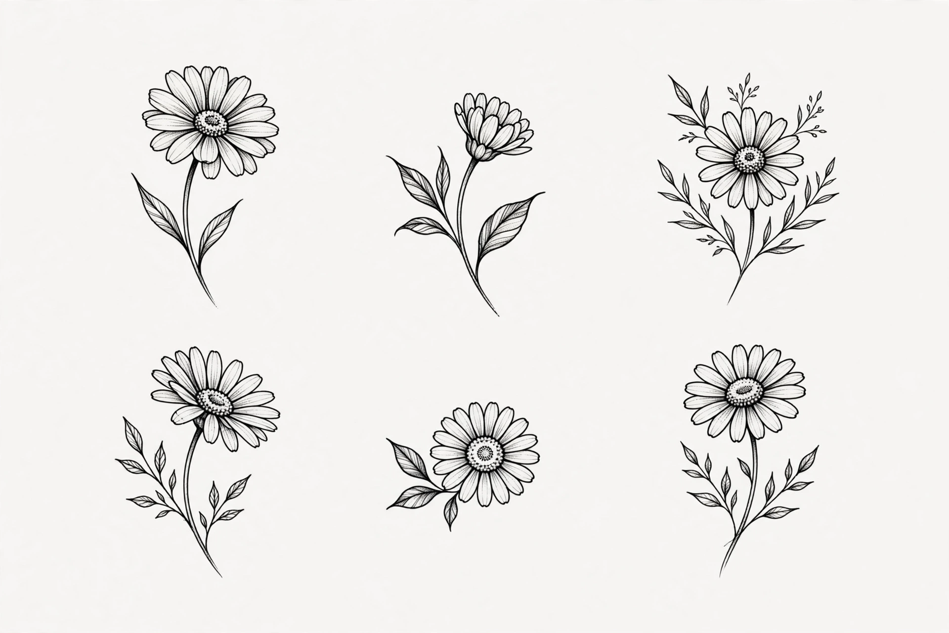 Daisy birth flower tattoo - small meaningful tattoo idea