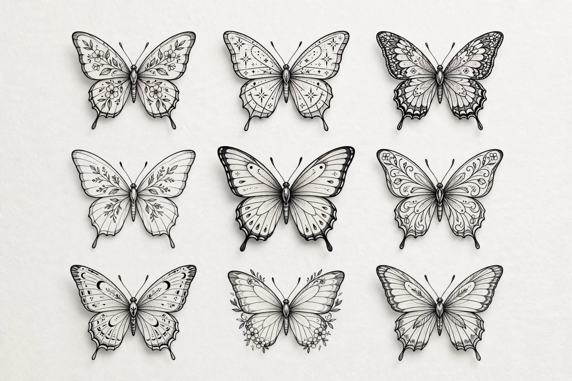 Tiny butterfly tattoo - small meaningful tattoo idea