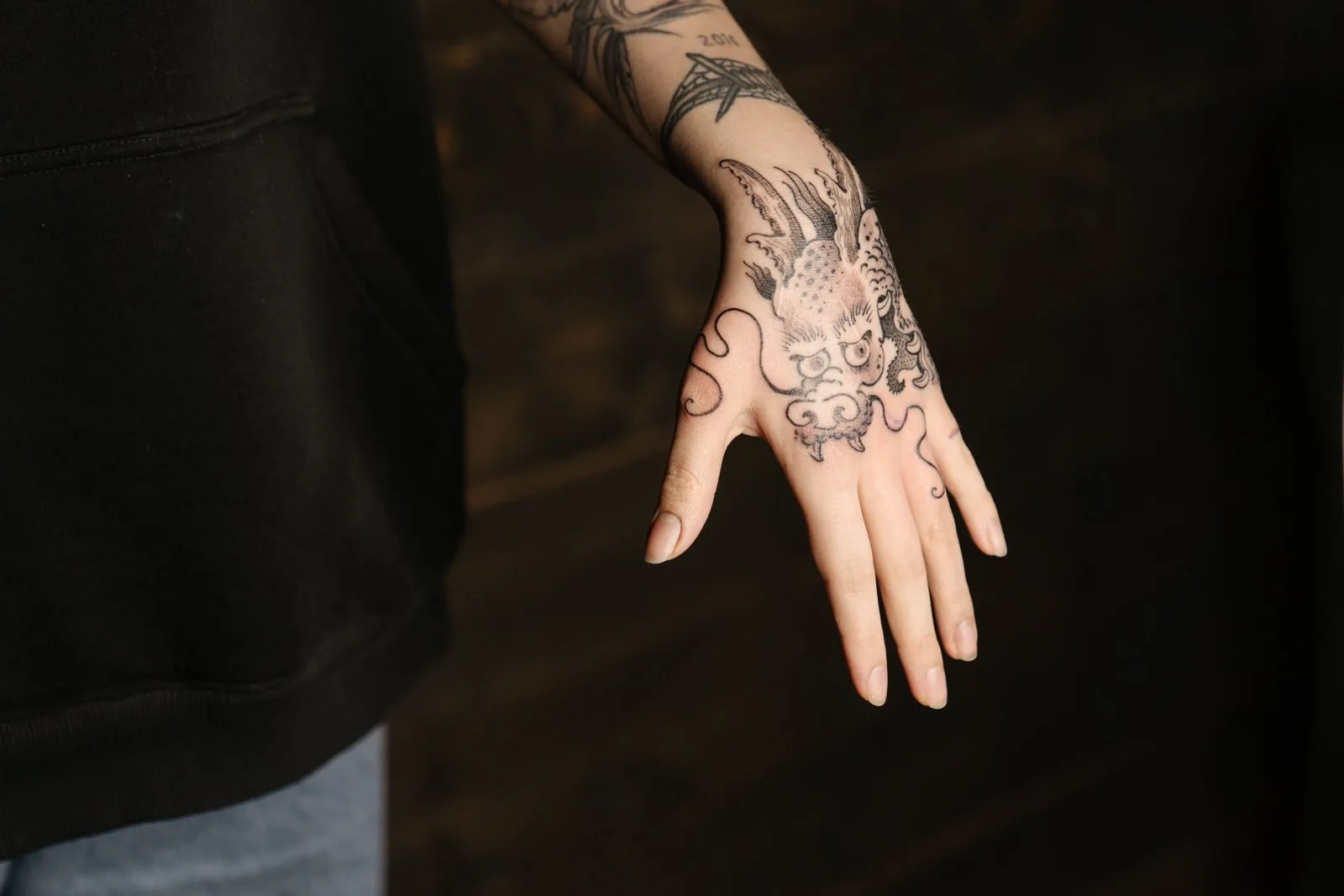 Minimalist small forearm tattoo design