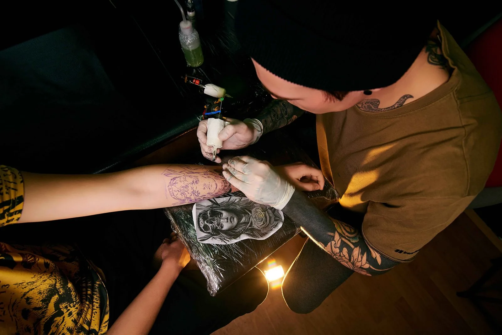 Grim reaper memento mori tattoo design