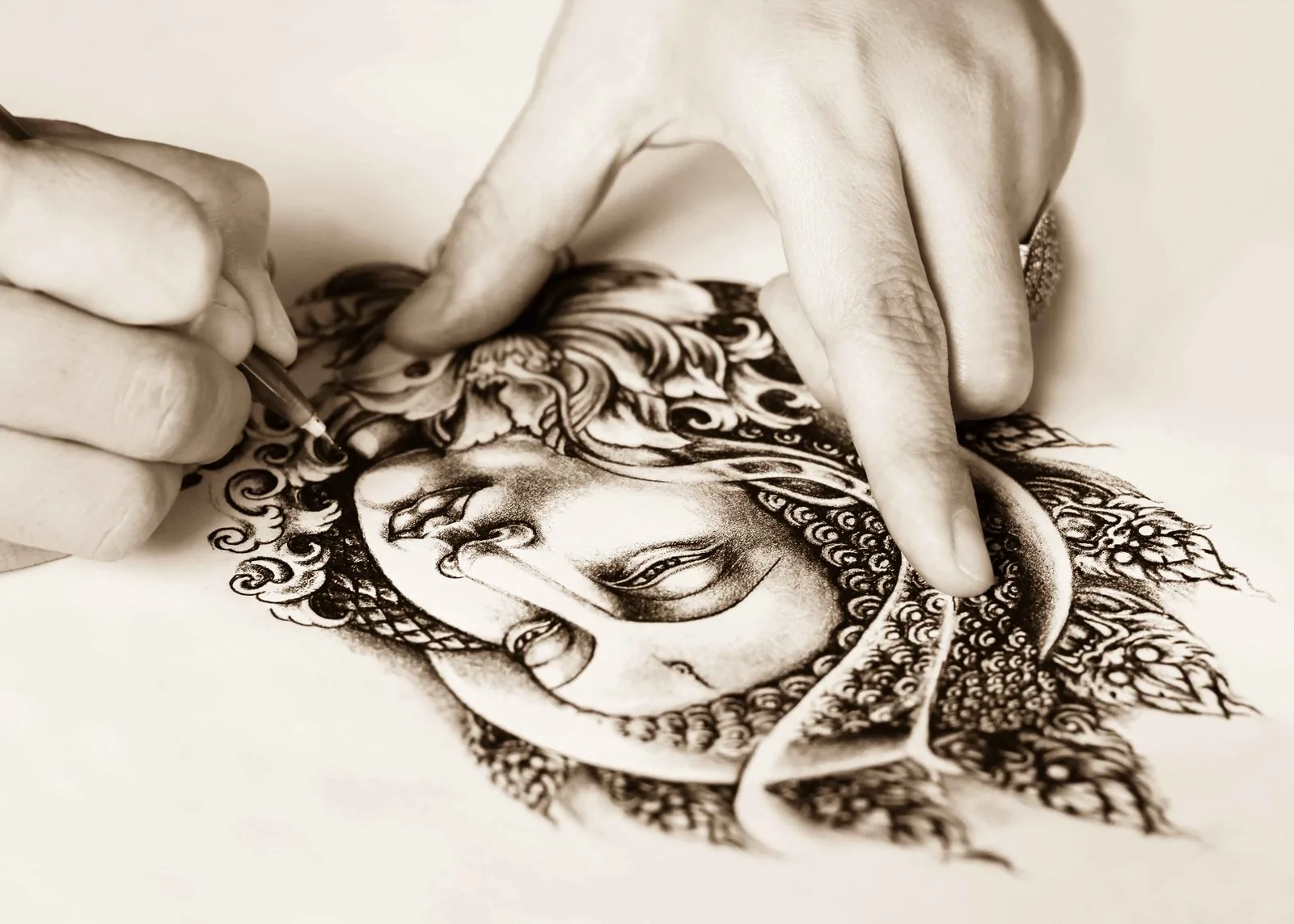 Tree of life memento mori tattoo
