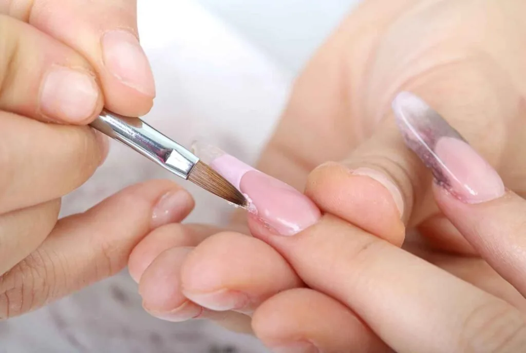 Keeping matte nails away from harsh chemicals