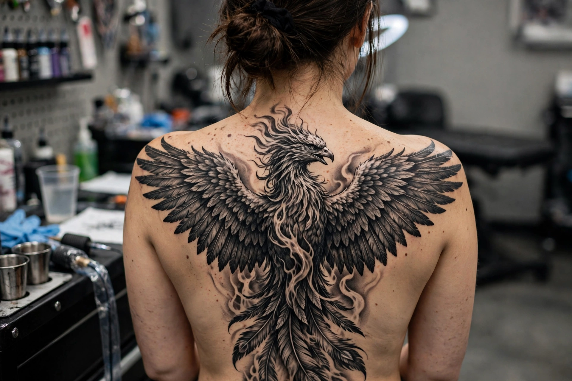 Colorful phoenix tattoo ideas — rebirth designs for men and women