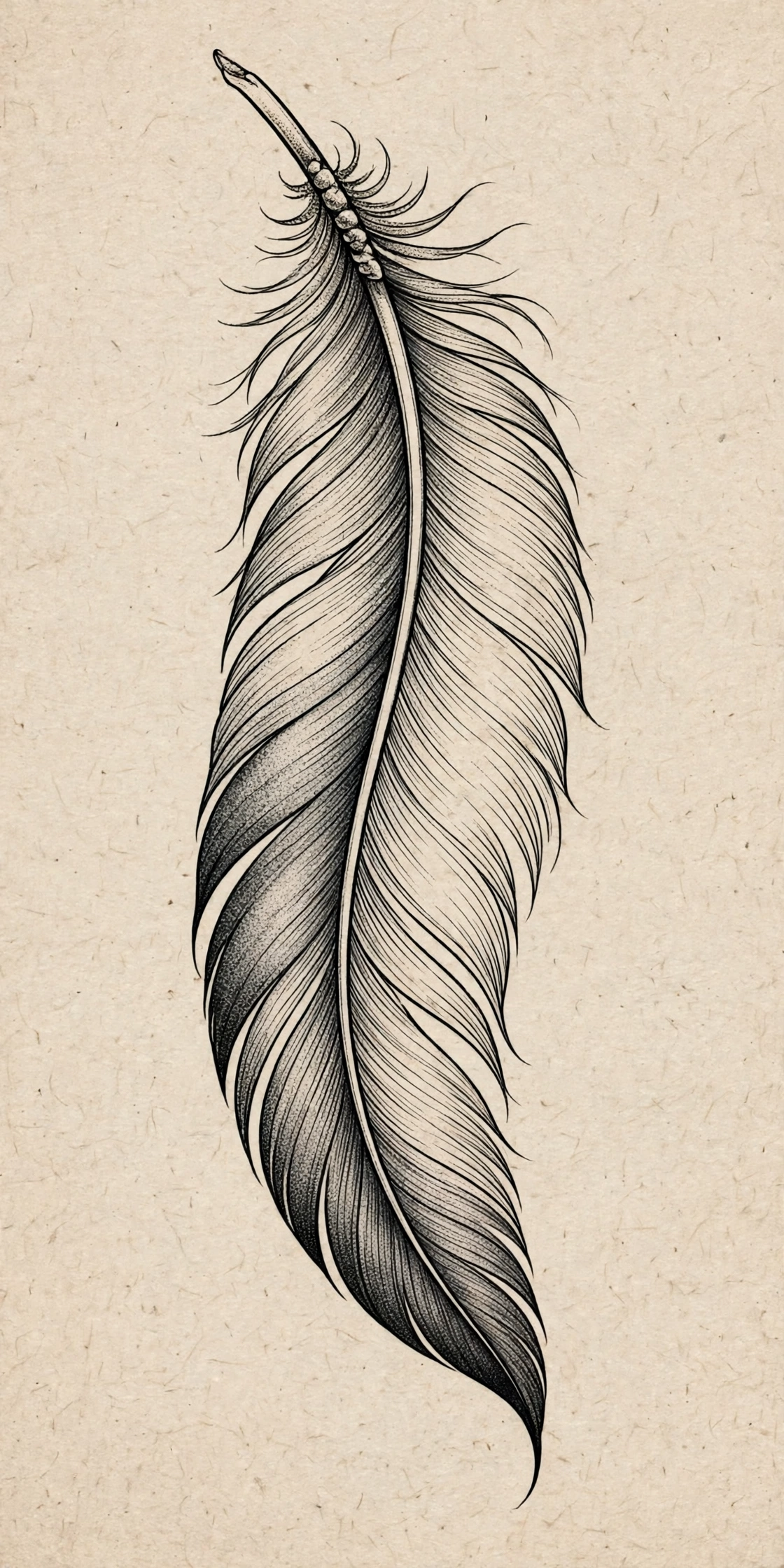 Feather Tattoo spine tattoo for women