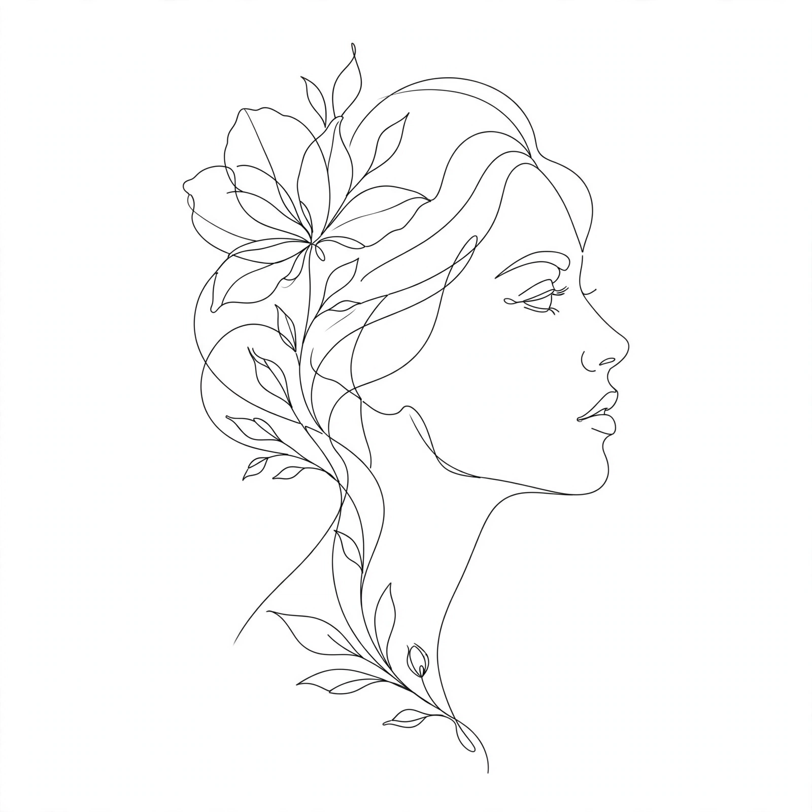 Minimal Line Tattoo spine tattoo for women
