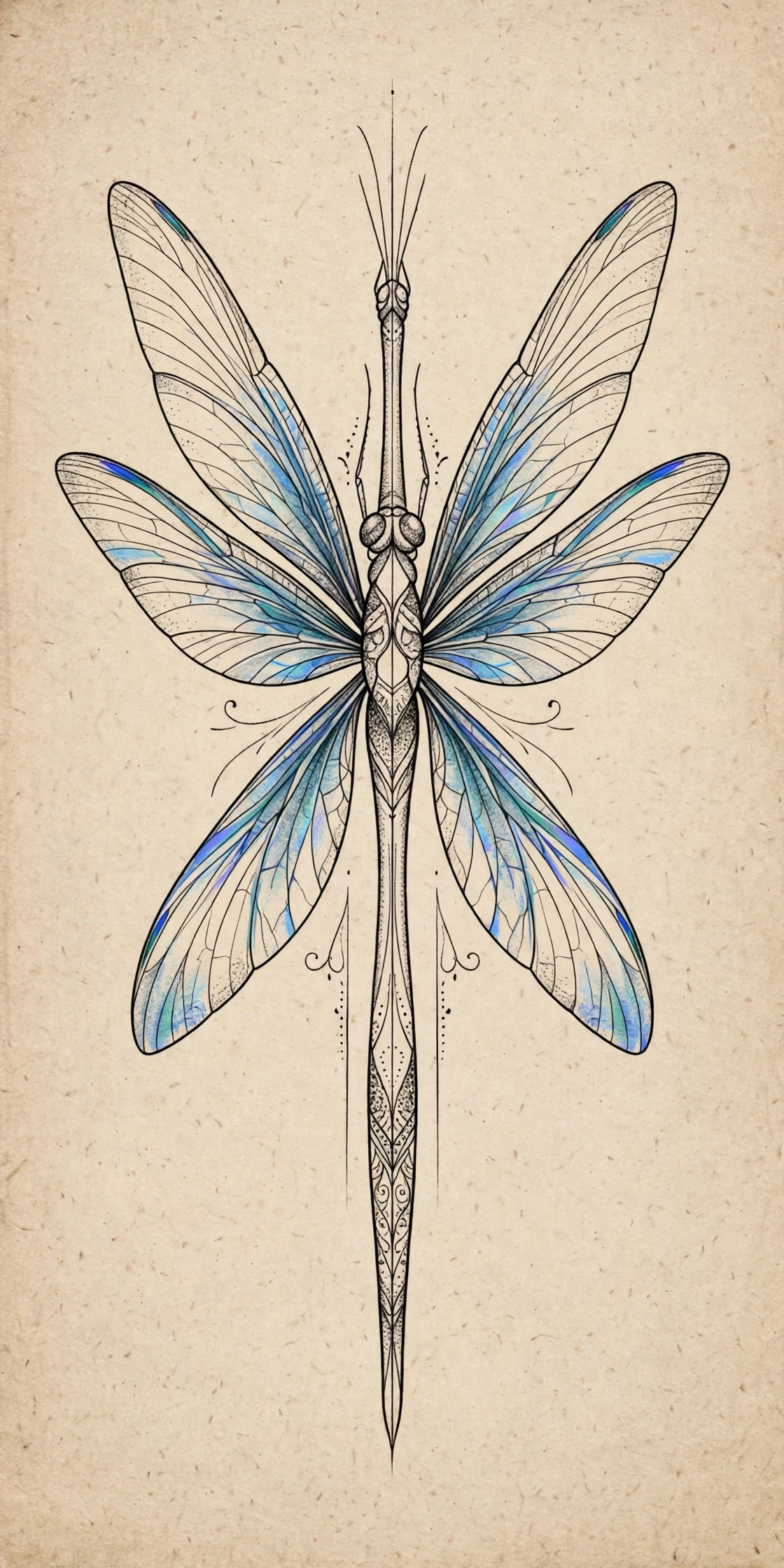 Dragonfly Tattoo spine tattoo for women