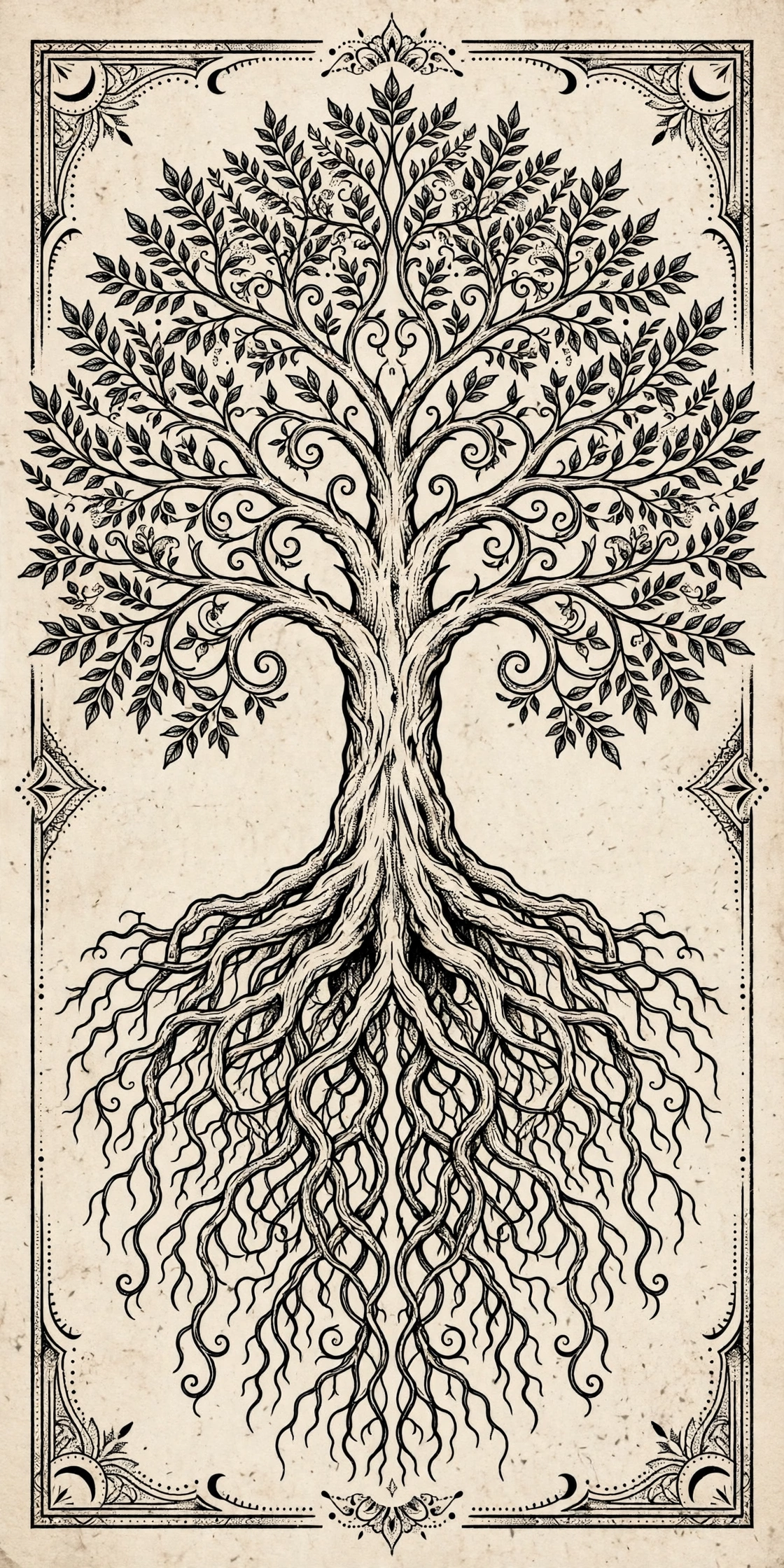 Tree of Life Tattoo spine tattoo for women