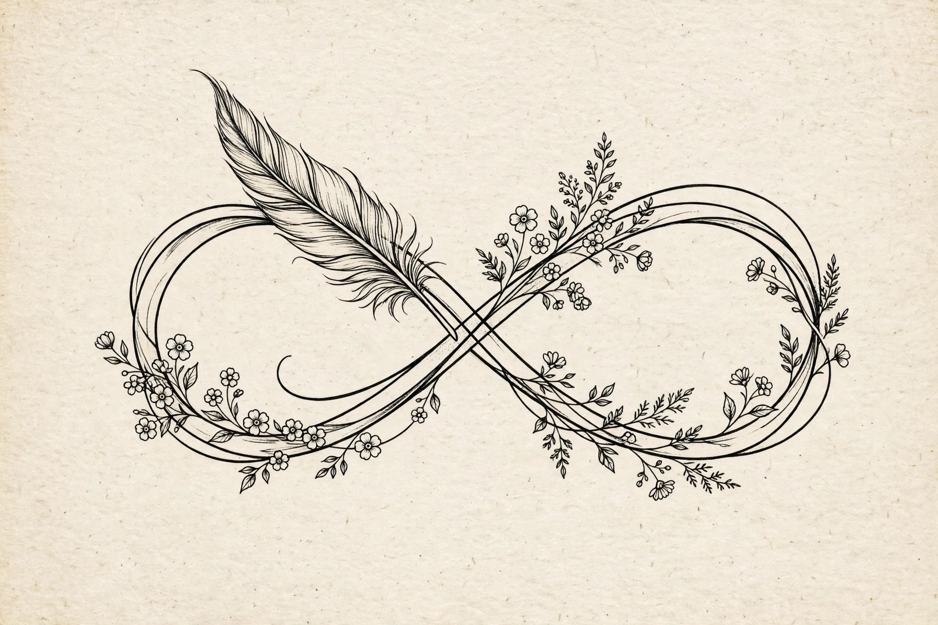 Infinity Symbol Tattoo spine tattoo for women