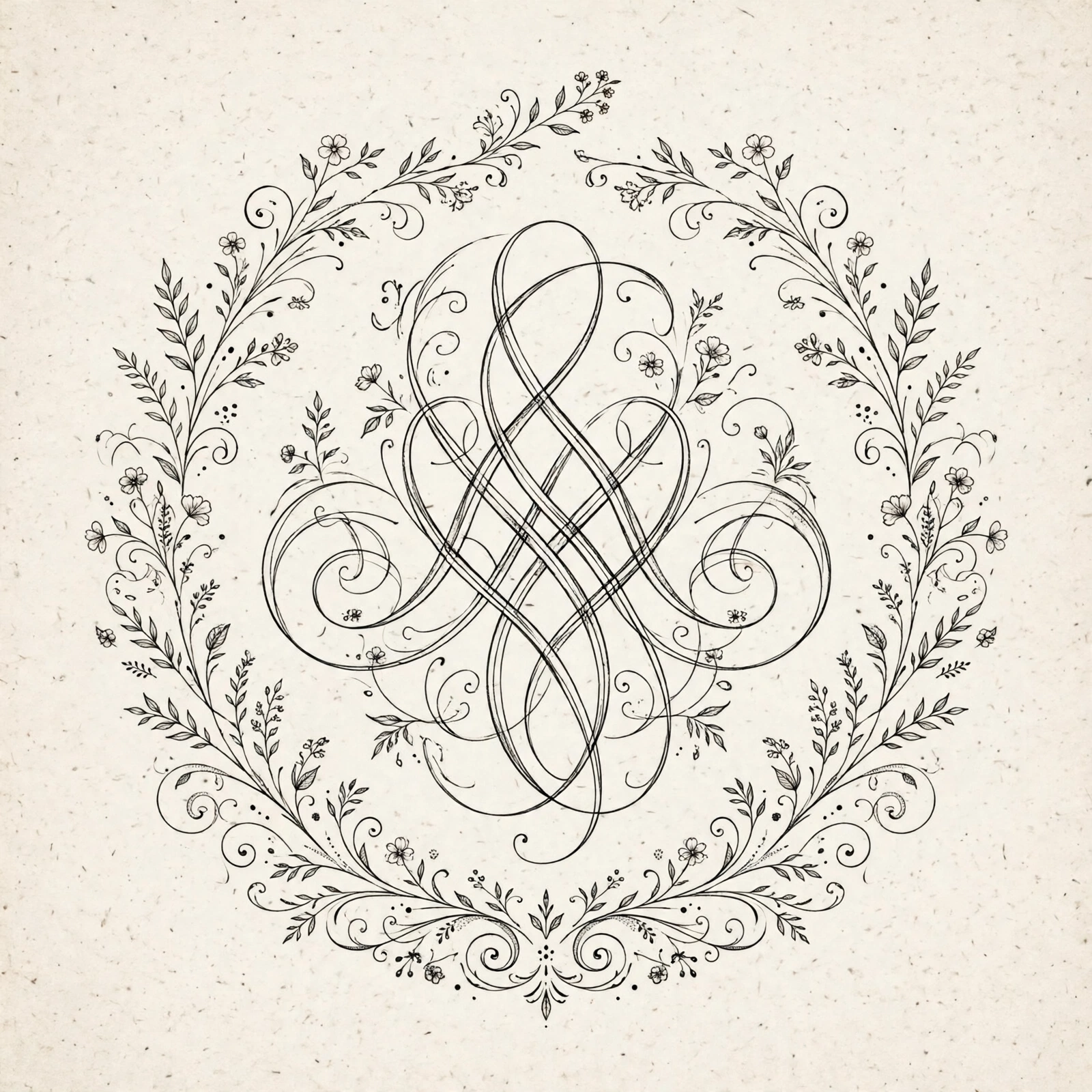 Names and Initials thigh tattoo for women